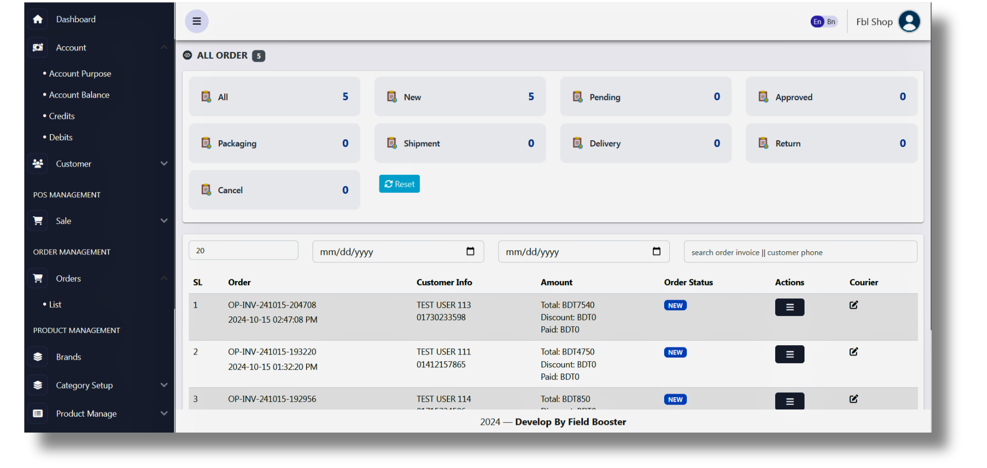 Order Management